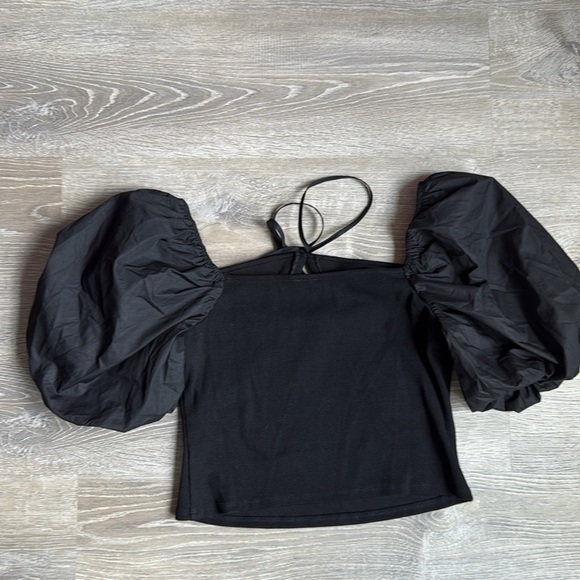 Anthropologie Dolan puff sleeves top Large - Picture 2 of 7